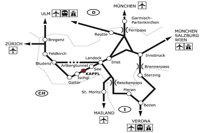 anreisen